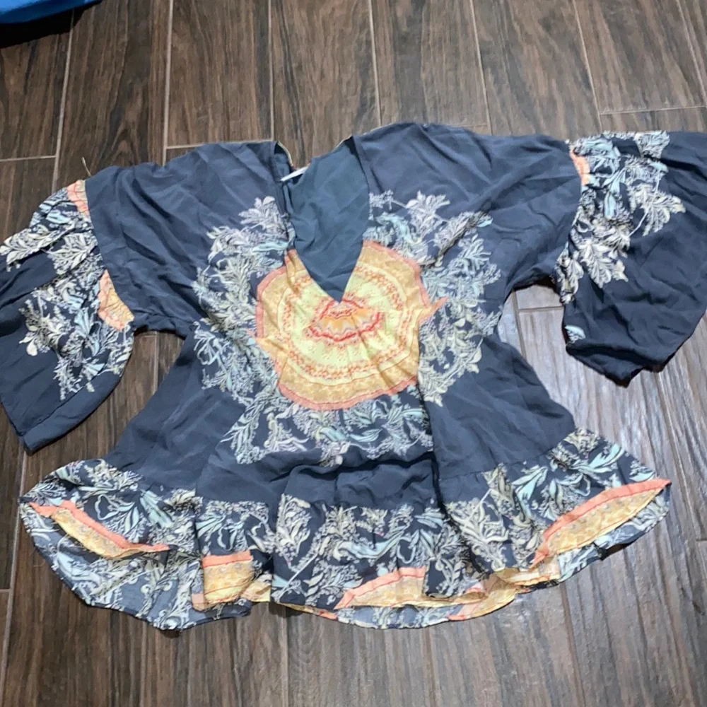 Free People boho flowy blouse